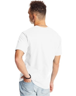 Hanes Beefy-T Crewneck Short-Sleeve T-Shirt White