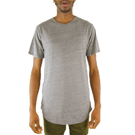 M.O.C Extended Tee w Zip - Grey