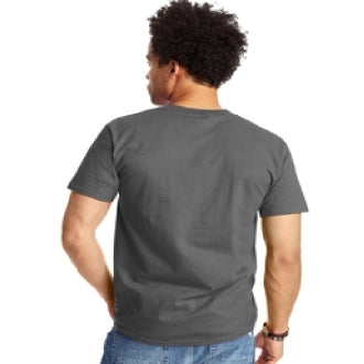 Hanes Beefy-T Crewneck Short-Sleeve T-Shirt Smoke Grey