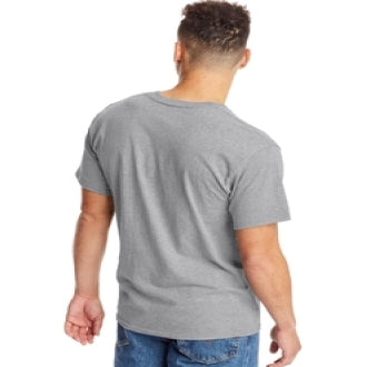 Hanes Beefy-T Crewneck Short-Sleeve T-Shirt Ash