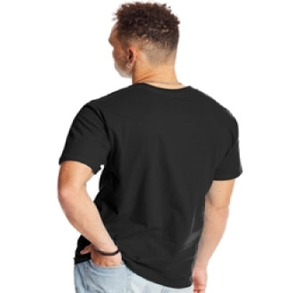 Hanes Beefy-T Crewneck Short-Sleeve T-Shirt Black